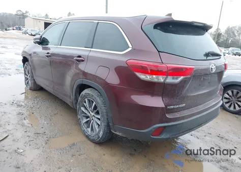 2018 Toyota Highlander Xle from USA, damaged, VIN 5TDKZRFH6JS262619